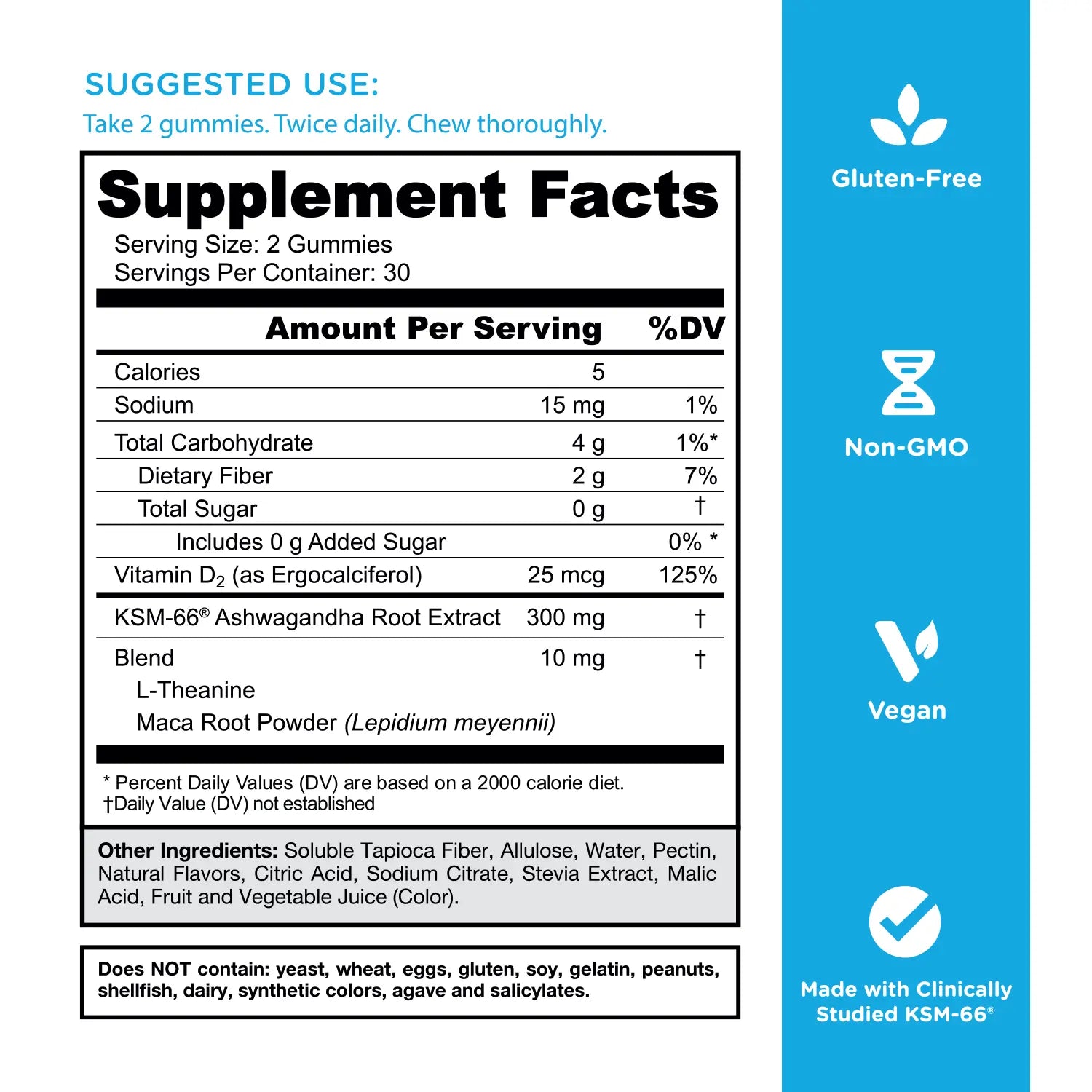 Discover the Zero Sugar Best Seller Trio: The Revolutionary 3-in-1 Apple Cider Vinegar Gummies with Ashwagandha, Vitamin B12, and Probiotics for Bloating Relief - Gluten-Free, Vegan, and Non-GMO!