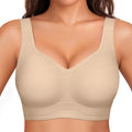 Experience Ultimate Comfort with OEAK Women’s Wirefree Padded Push-Up Bra – Perfect for Everyday Wear!