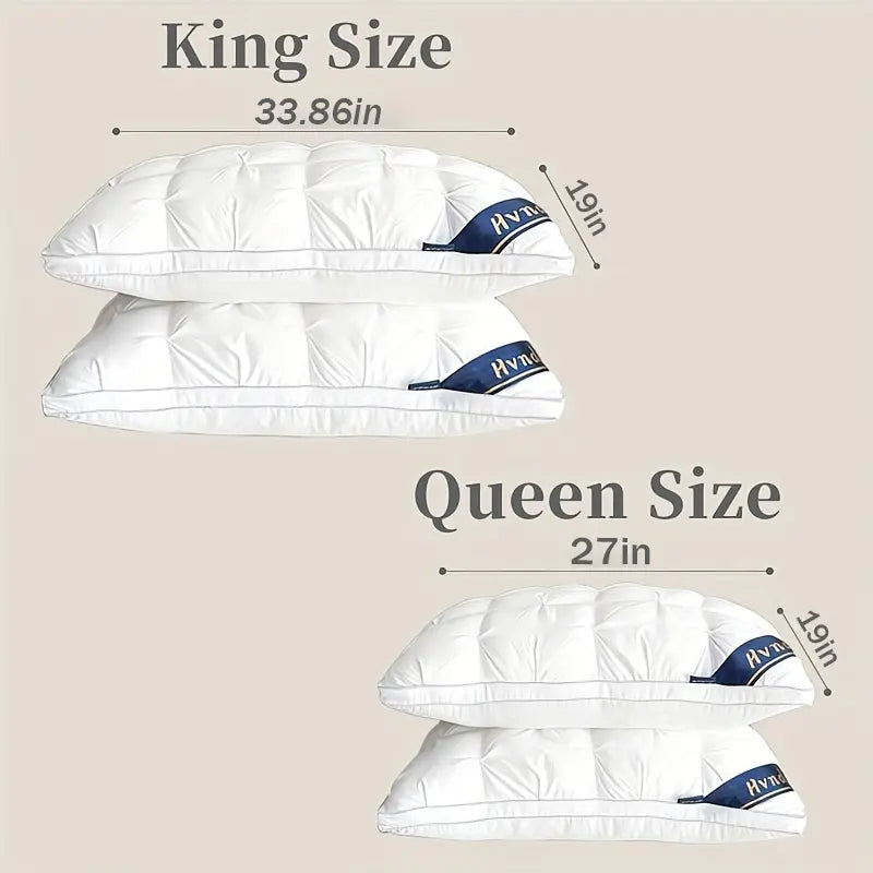 Experience Luxurious Comfort with Summerwins 2Pcs/4Pcs Hotel Collection Deep Sleep Pillows - Perfect Neck Support for All Sleep Positions!