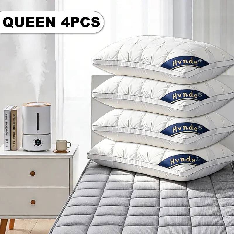Experience Luxurious Comfort with Summerwins 2Pcs/4Pcs Hotel Collection Deep Sleep Pillows - Perfect Neck Support for All Sleep Positions!