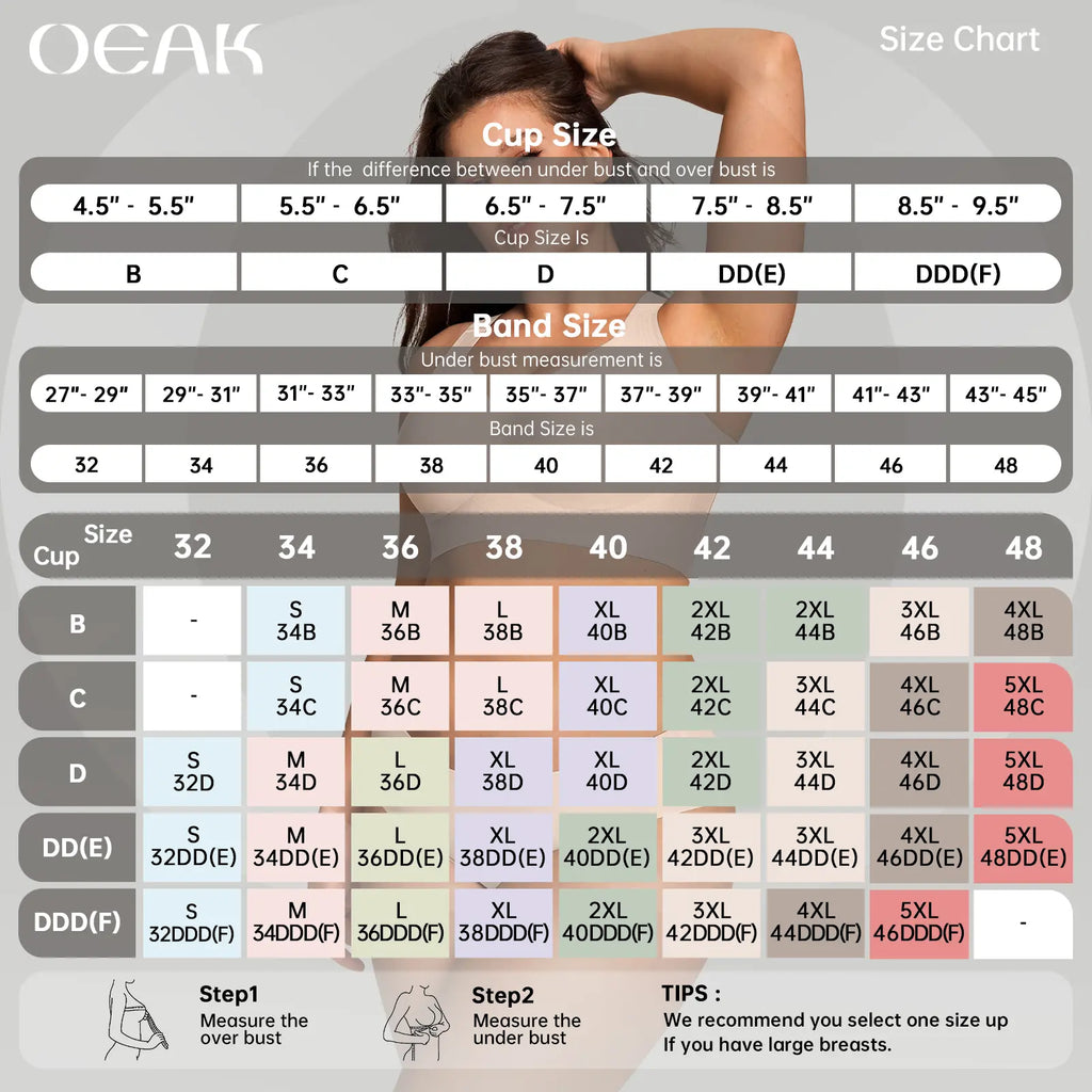 Experience Ultimate Comfort with OEAK Women’s Wirefree Padded Push-Up Bra – Perfect for Everyday Wear!