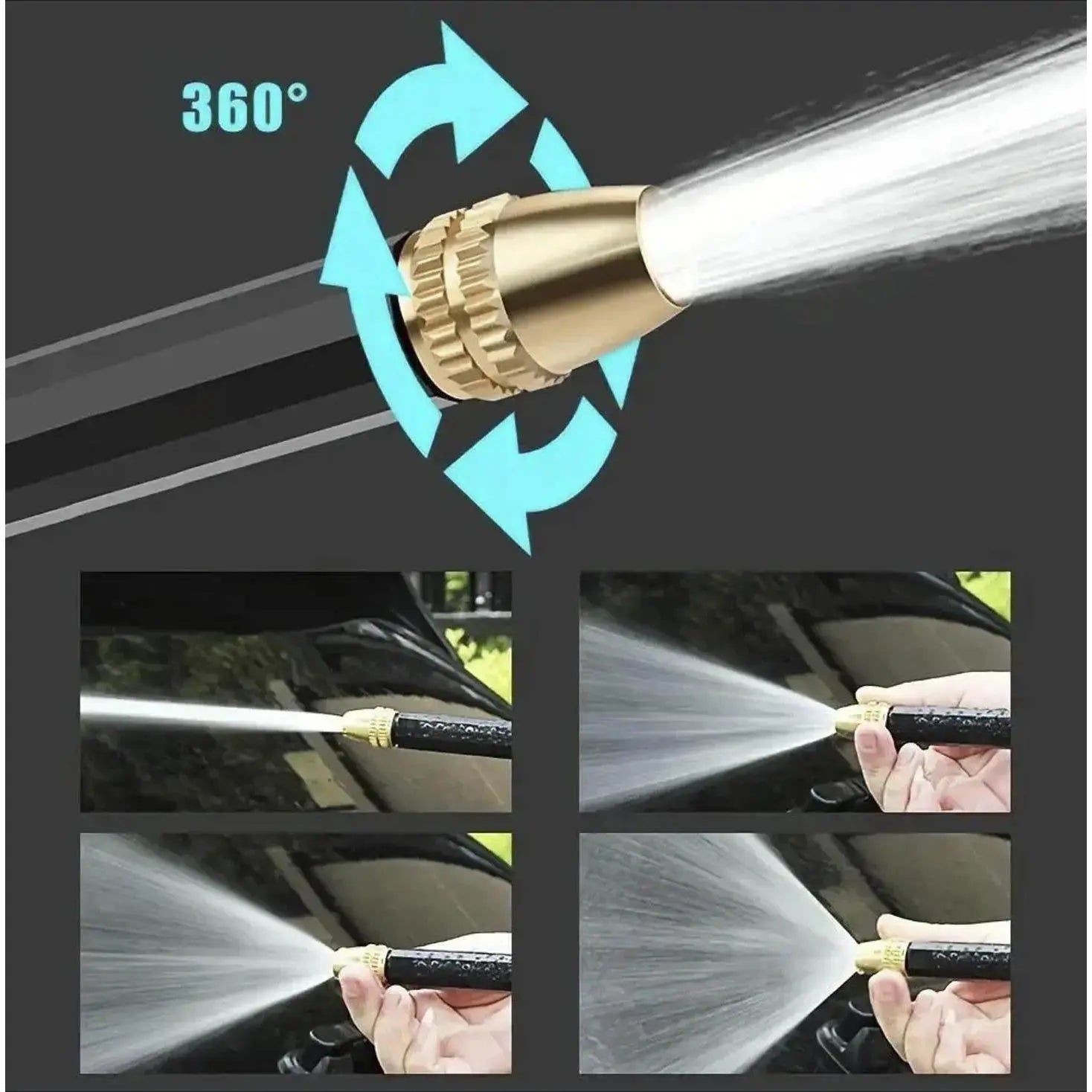 Revolutionary Portable High Pressure Water Sprayer - The Ultimate Adjustable Garden Nozzle for Car Washing, Pet Cleaning, and Outdoor Maintenance!