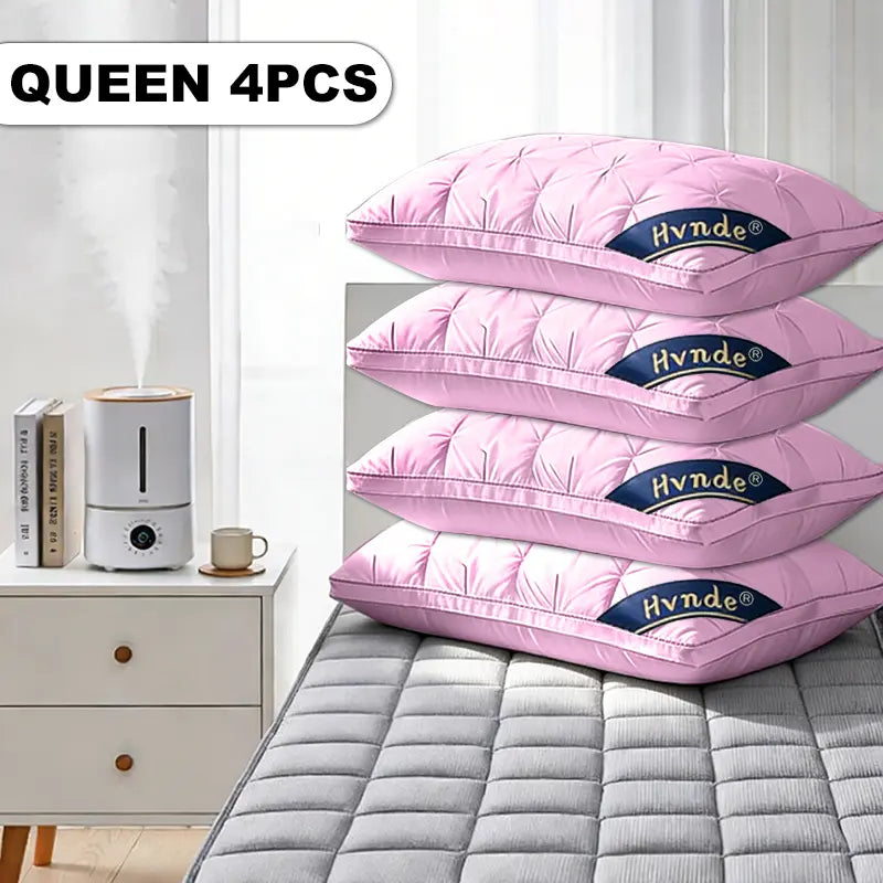 Experience Luxurious Comfort with Summerwins 2Pcs/4Pcs Hotel Collection Deep Sleep Pillows - Perfect Neck Support for All Sleep Positions!