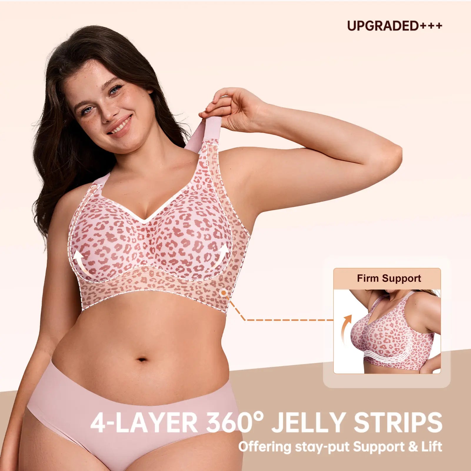 Experience Ultimate Comfort with OEAK Women’s Wirefree Padded Push-Up Bra – Perfect for Everyday Wear!