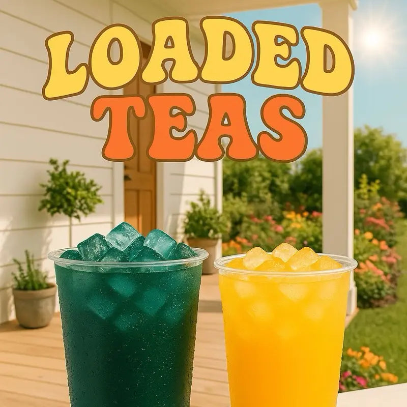 Revitalize Your Day with Loaded Tea – Single Packet | 32Oz Energizing Caffeinated Hydration Mix | Made in the USA | Effortlessly Refreshing