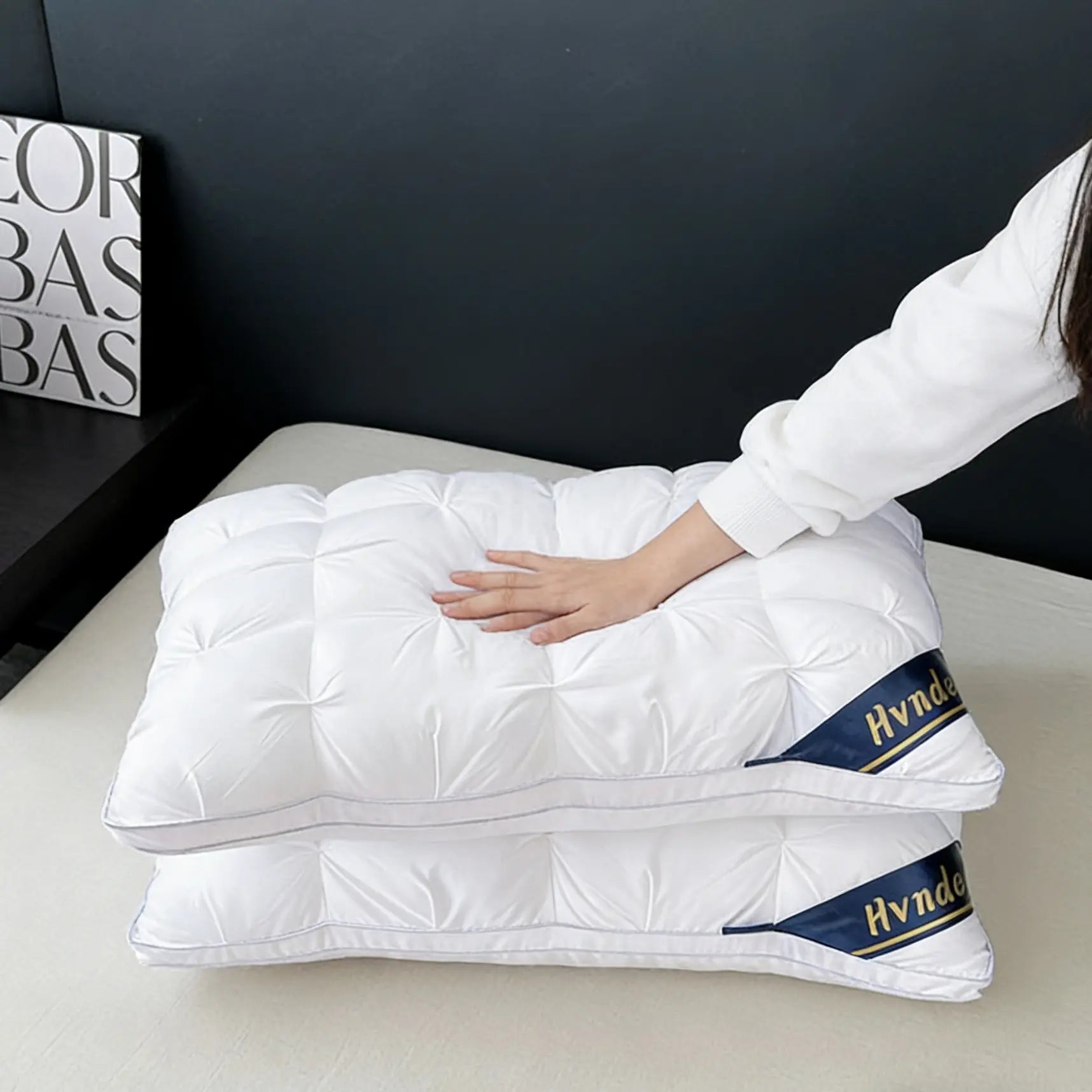 Experience Luxurious Comfort with Summerwins 2Pcs/4Pcs Hotel Collection Deep Sleep Pillows - Perfect Neck Support for All Sleep Positions!