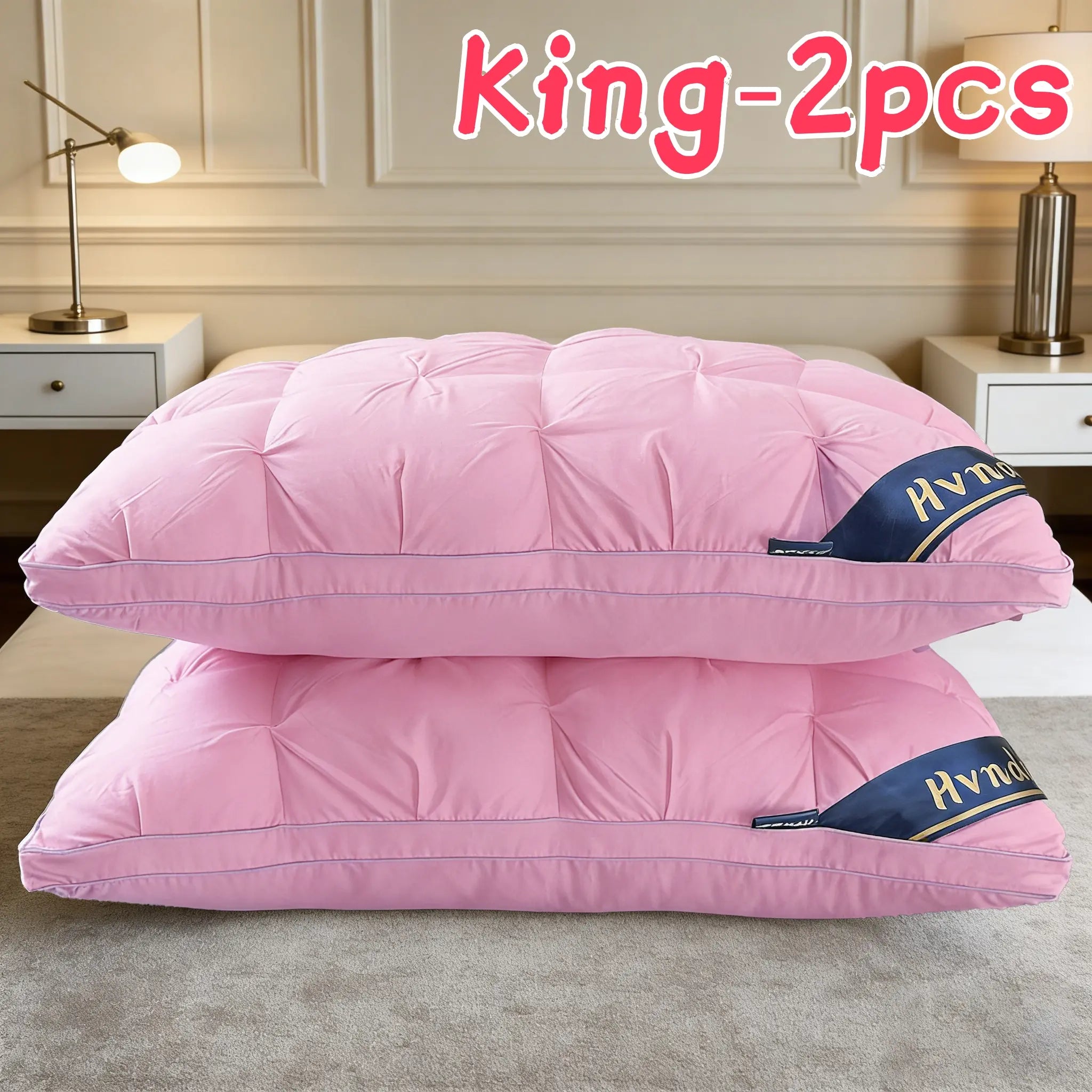 Experience Luxurious Comfort with Summerwins 2Pcs/4Pcs Hotel Collection Deep Sleep Pillows - Perfect Neck Support for All Sleep Positions!
