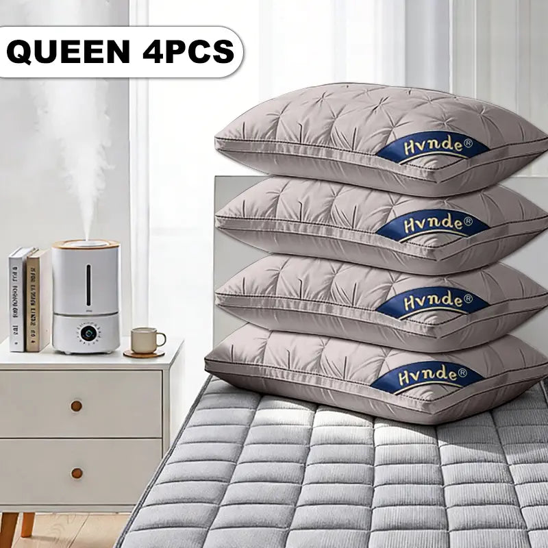 Experience Luxurious Comfort with Summerwins 2Pcs/4Pcs Hotel Collection Deep Sleep Pillows - Perfect Neck Support for All Sleep Positions!