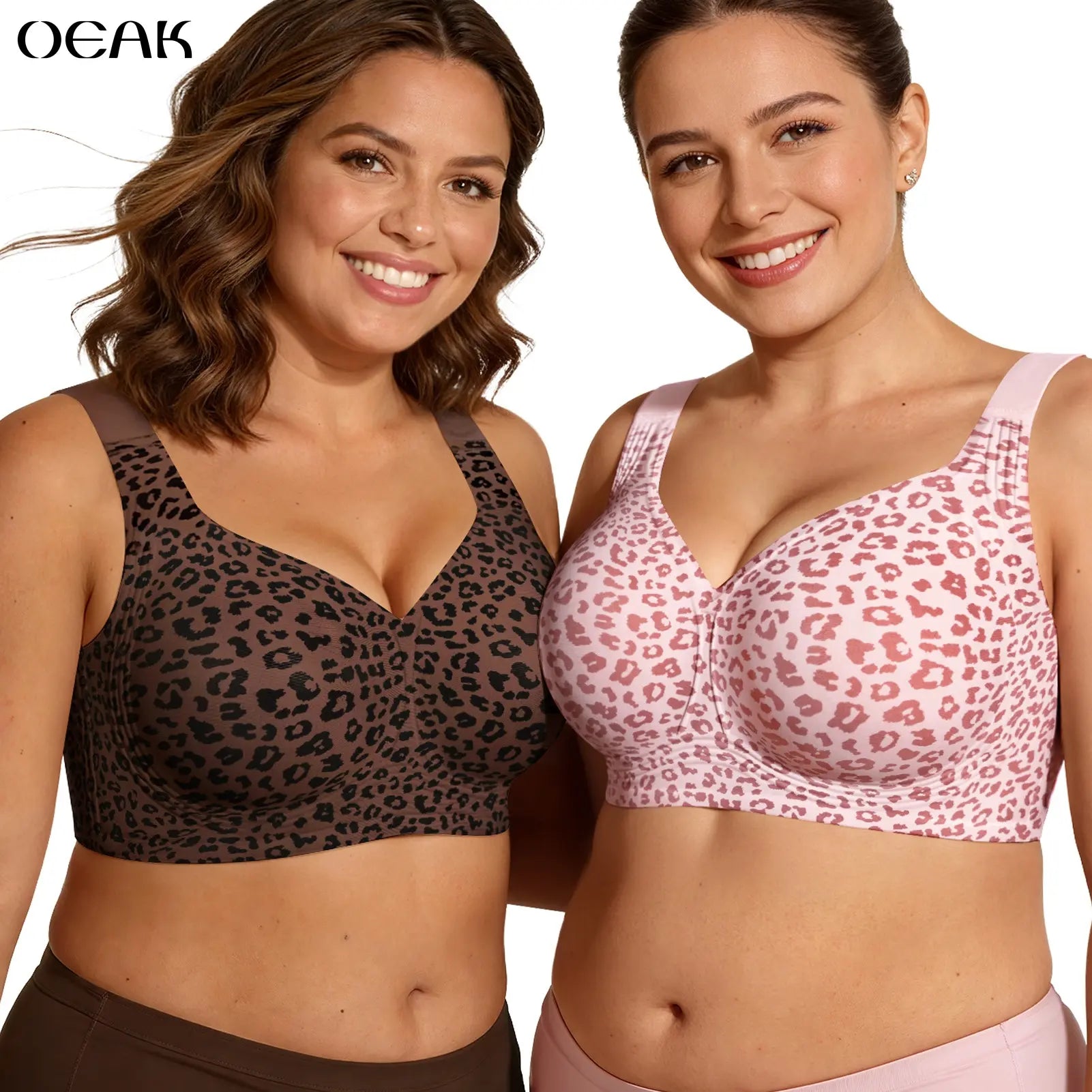 Experience Ultimate Comfort with OEAK Women’s Wirefree Padded Push-Up Bra – Perfect for Everyday Wear!